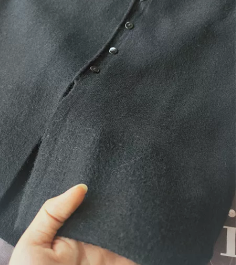 秋冬装黑色针织中长直筒中裙 全新未穿过 具...