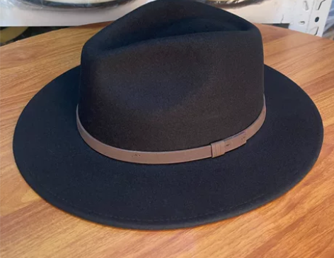 黑色大码礼帽 适合56-61头围 软质 6...