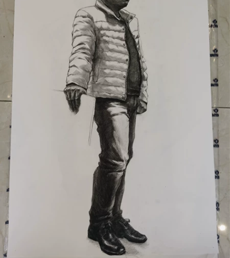 2开素描练习作品，有单人有组合，有需要的可...