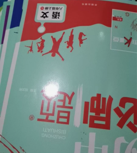 语数英物理的初中八年级上册必刷题 几乎全新...