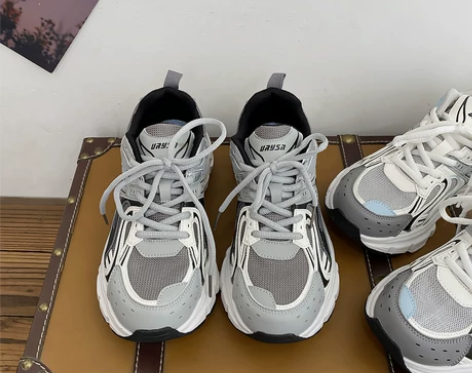 美式复古风运动鞋ins超火百搭休闲老爹鞋子...