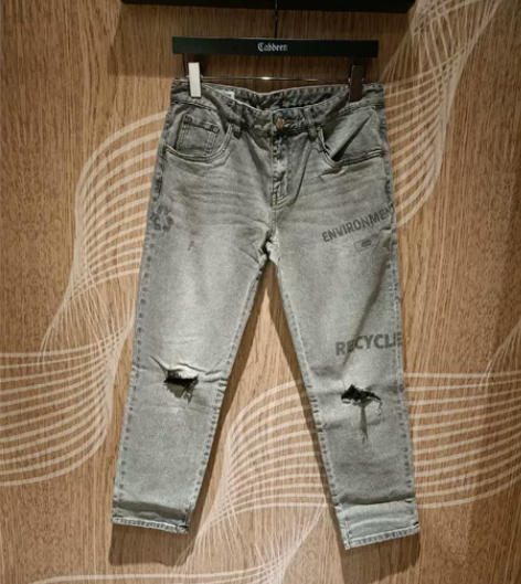 卡宾男装专卖小脚牛仔裤，商场专柜店铺直发全...