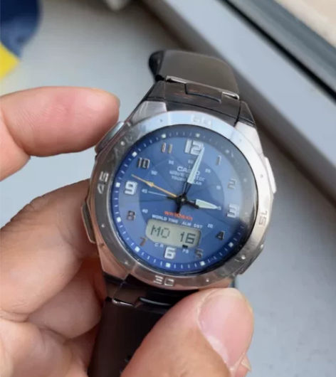 casio 光动能 电波自动对时  卡西欧...