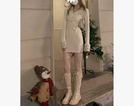 DREAM SEVEN77 白色辣妹裙女2...