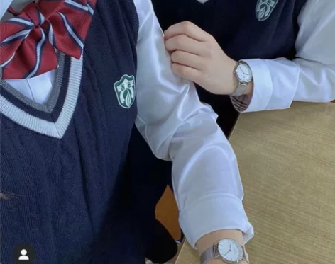 韩国校服 青园女高背心95 品牌ivy 九...