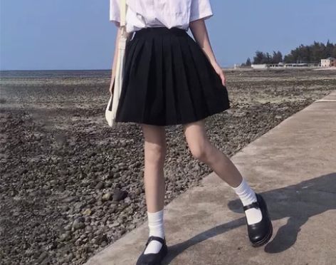 日系秋冬jk百褶裙短中长半身裙百搭学院风松...