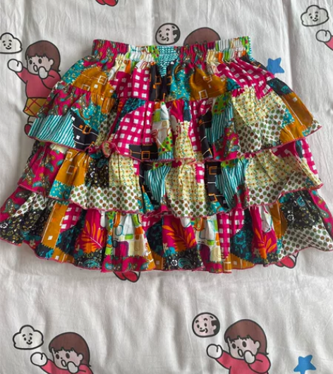 拼接蛋糕裙短裙 蓬蓬裙 平时穿s m的都可...