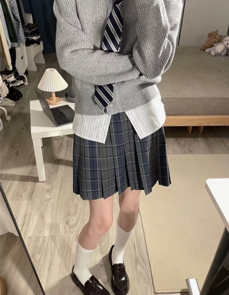 日系女装今淑女高/原创正品JK制服格裙百褶...