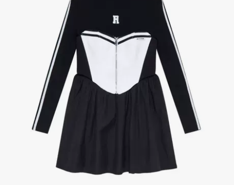 芮2022冬季新款专柜范r设计师款运动风甜...