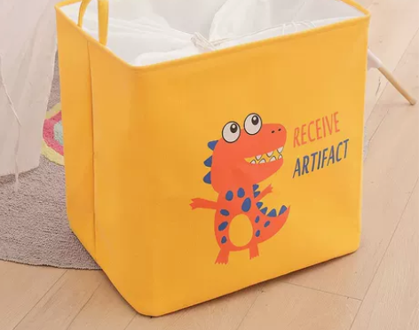 玩具收纳筐卡通布艺儿童收纳盒宝宝脏衣篮大号...