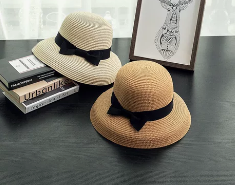 刘亦菲同款许红豆同款草帽夏秋季女士户外旅行...