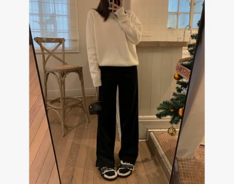 深冬刚需保命裤！双版本都加绒～9分烟管裤/...