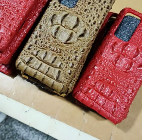 华为手机壳 真皮压纹牛皮保护壳库存出售,新...