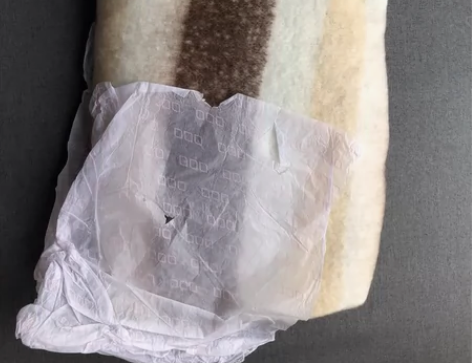 acne米咖渐变羊驼毛围巾 全新带吊牌 长...