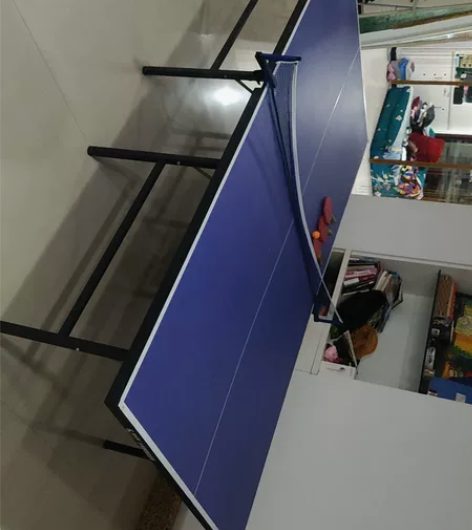 美卡龙家用可折叠式标准室内乒乓球桌比赛专用...