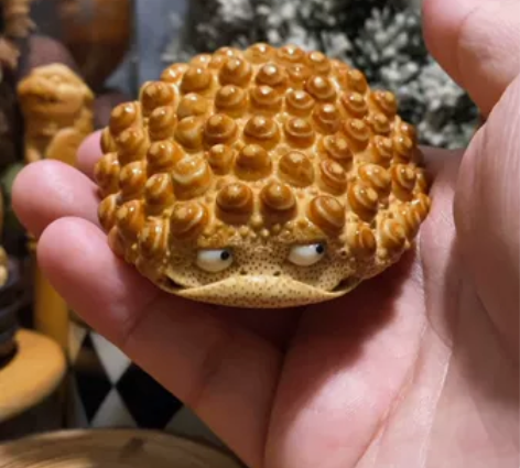 杨森作品极品大扁蟾, 颗颗精修大葡萄钉,颗...