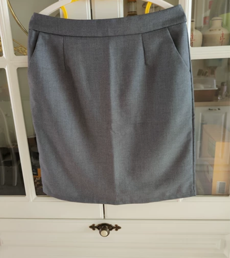 职业包臀裙半身裙女夏工装短裙子工作裙西装裙...