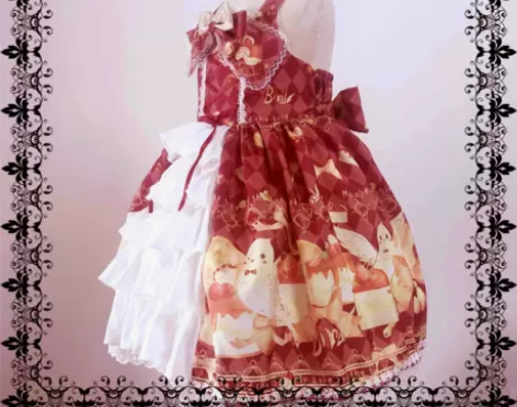 【可爱军团】Lolita小鸟蛋糕裙女童圣诞...