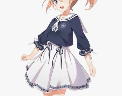 【狂暑价】漫踪水手服套装五线谱音符学院风女...