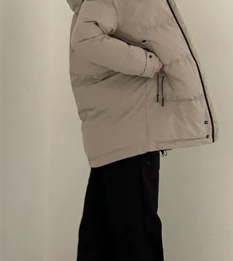 男士中长款羽绒服 99新 买回来没穿过，原...