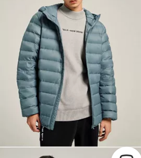 A21男装男款薄款轻薄羽绒服男冬季情侣冬装...