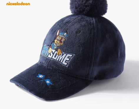 汪汪队儿童帽子男潮女童保暖鸭舌帽男童冬帽新...