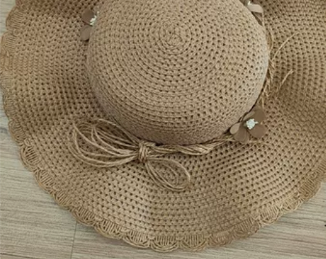 全新女士夏季遮阳帽草帽!沙滩帽! 感兴趣的...