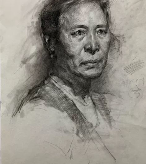 #素描作品代画 头像 胸像 照片  全网最...