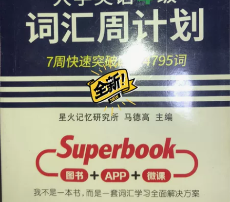 星火英语 大学英语4级词汇周计划 全新未使...