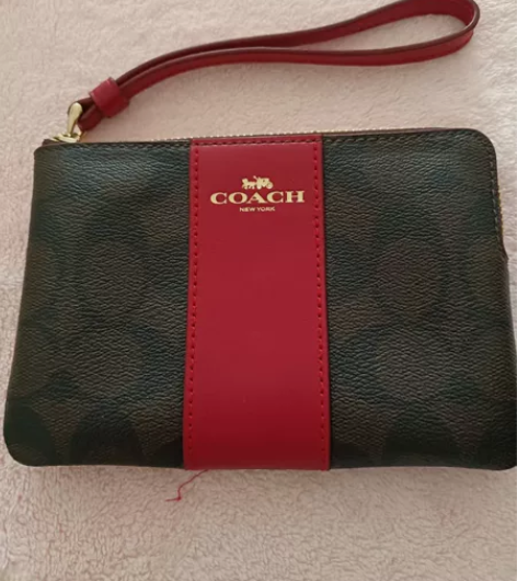 COACH 蔻驰 奢侈品女士小号手拿包零钱...