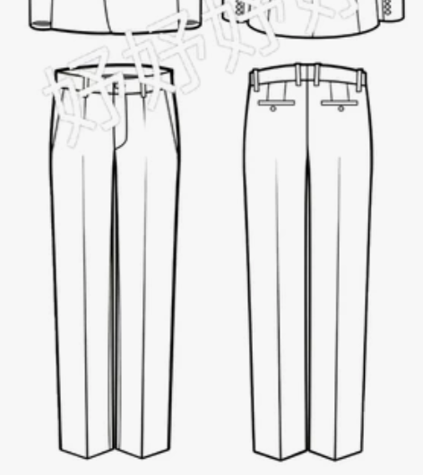 服装款式图代画 基础款正背面10元一套 按...