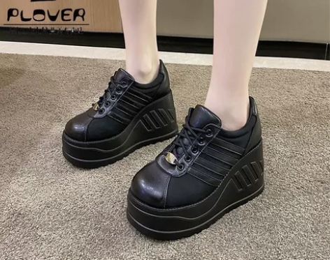 内增高10cm鞋  厚底松糕鞋 38码 买...