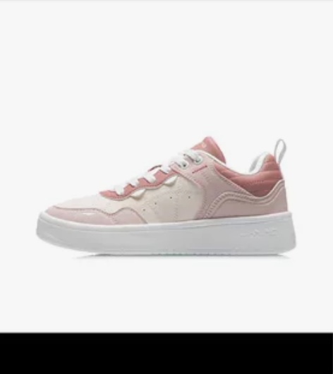 李宁女鞋 38码 桃粉色少女 全新未拆封得...