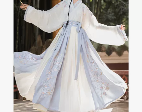 云若欣雨【慕秋】汉服晋制交领三件套齐腰一片...