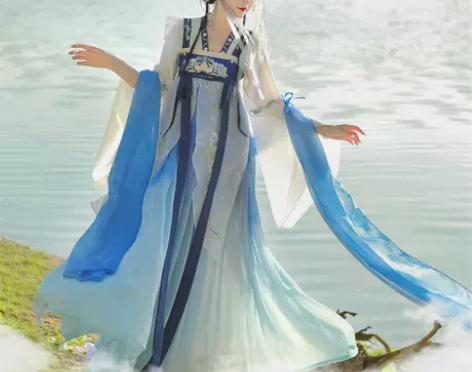 正品原创刺绣改良版汉服汉元素日常超仙唐装女...