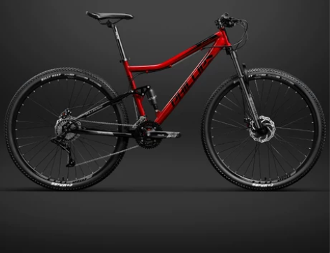 菲利普软尾山地车自行车双减震变速男女通用赛...