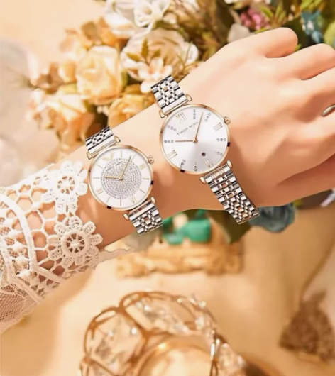 阿玛妮正品满天星手表女士新款轻奢小众学生气...