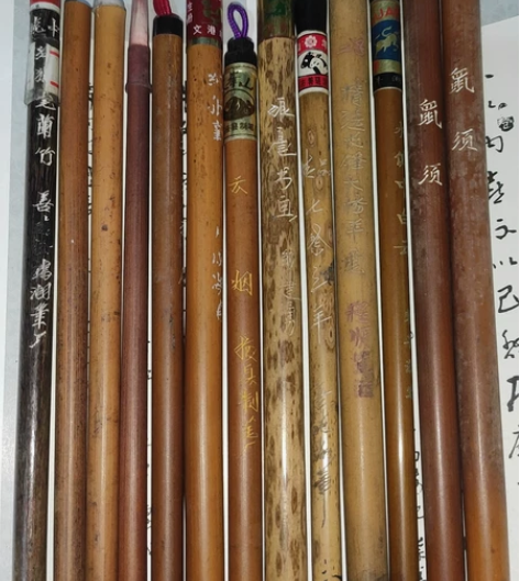 老毛笔,狼毫,羊毫,13支毛笔,中号纯狼毫...