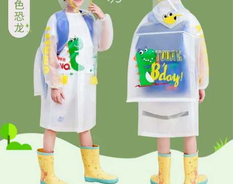 儿童雨衣男童女童幼儿园小学生雨披防水全身大...