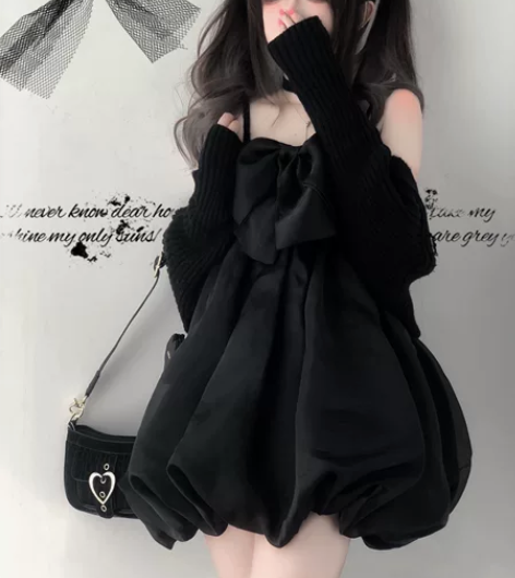 【花苞裙】须弥芥子花苞裙纱裙优雅蝴蝶结 四...