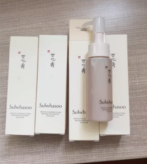 雪花秀洁面  50毫升 一共有四瓶 80包...
