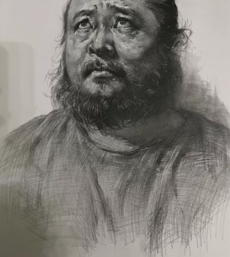 素描人物作品(四开) 素描静物