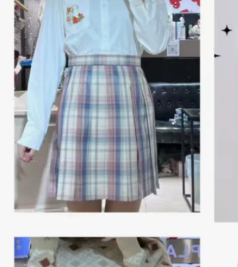 南京实体店洛花糖jk群衬衫领结 衬衫l码裙...