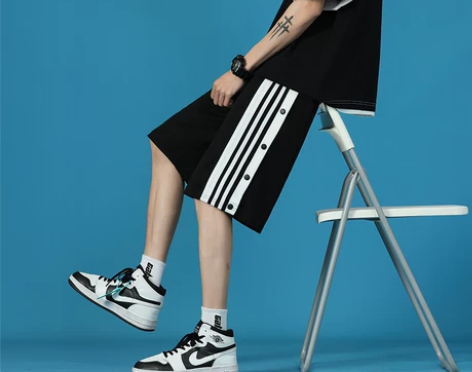 夏季短裤男潮牌薄款宽松百搭休闲五分裤韩版潮...