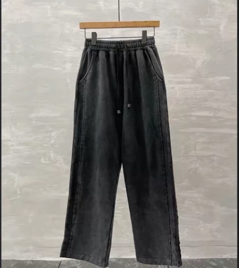 克罗心开衩裤子 侧开衩超级显腿长全新 吊牌...