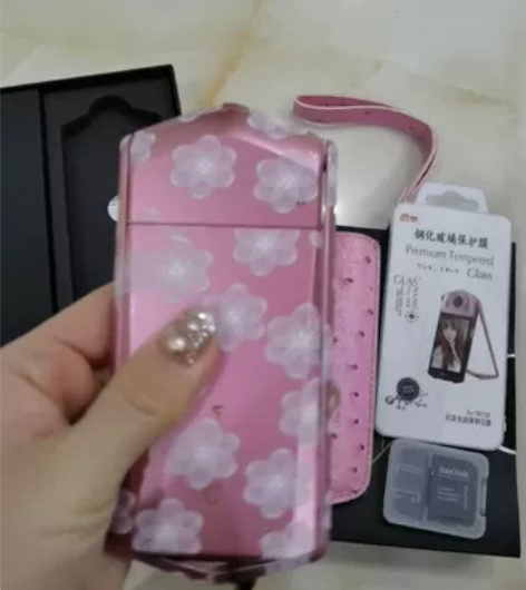 卡西欧tr750自拍美颜相机～ 最美粉金色...