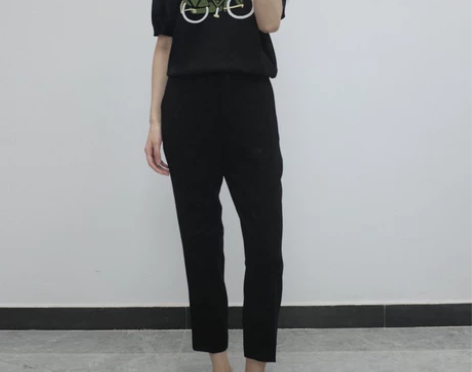贝贝小众笃家原创设计 刺绣自行车图案 真丝...