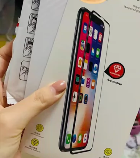 苹果X钢化膜XSmax手机8plus防窥膜...