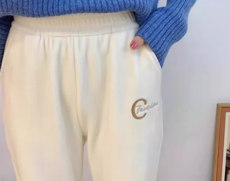 专柜正品女裤女装冬加绒加厚婴儿绒亲肤休闲裤...