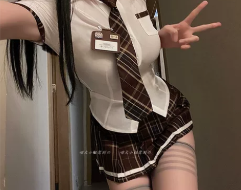 学院风短裙jk制服纯欲风辣妹收腰女日系领带...